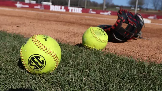 Softball detail photo