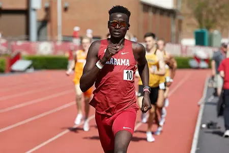 4/23/22 MWTR Crimson Tide Invitational Alabama's Eliud KipsangPhoto by Kyla Michelitch