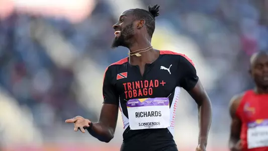 Jereem Richards wins double gold at the 2022 Commonwealth Games