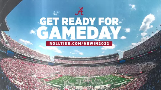 Get ready for gameday - rolltide.com/newin2022