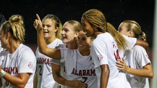Soccer Team celebrates win