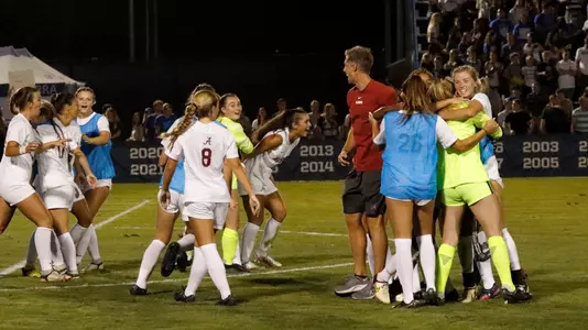 Team Celebrates win over BYU