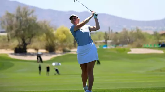 Isabella van der Biest iron approach from fairway