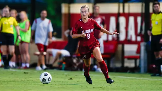 Felicia Knox kicks the ball