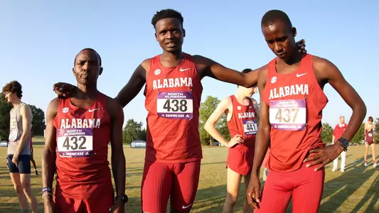 Alabama runners Hillary Cheruiyot, Eliud Kipsang and Victor Kiprop