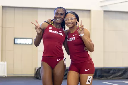 Milan Field and Amari Brown at the Commodore Challenge