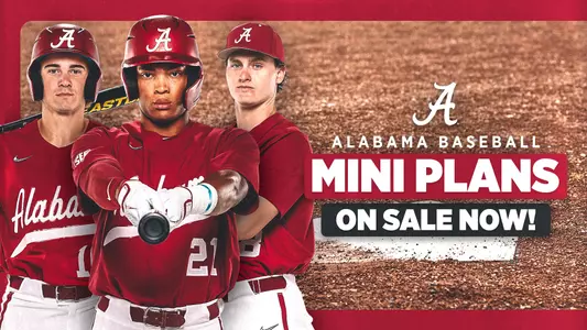 Alabama Baseball Mini Plans on Sale Now