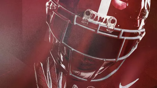 Football player in full gear