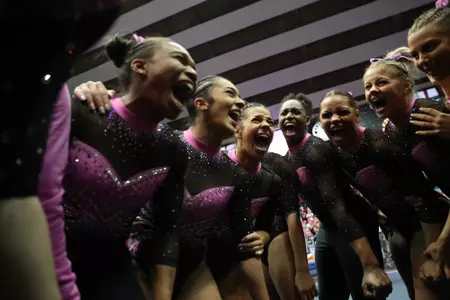 Alabama celebrating its win