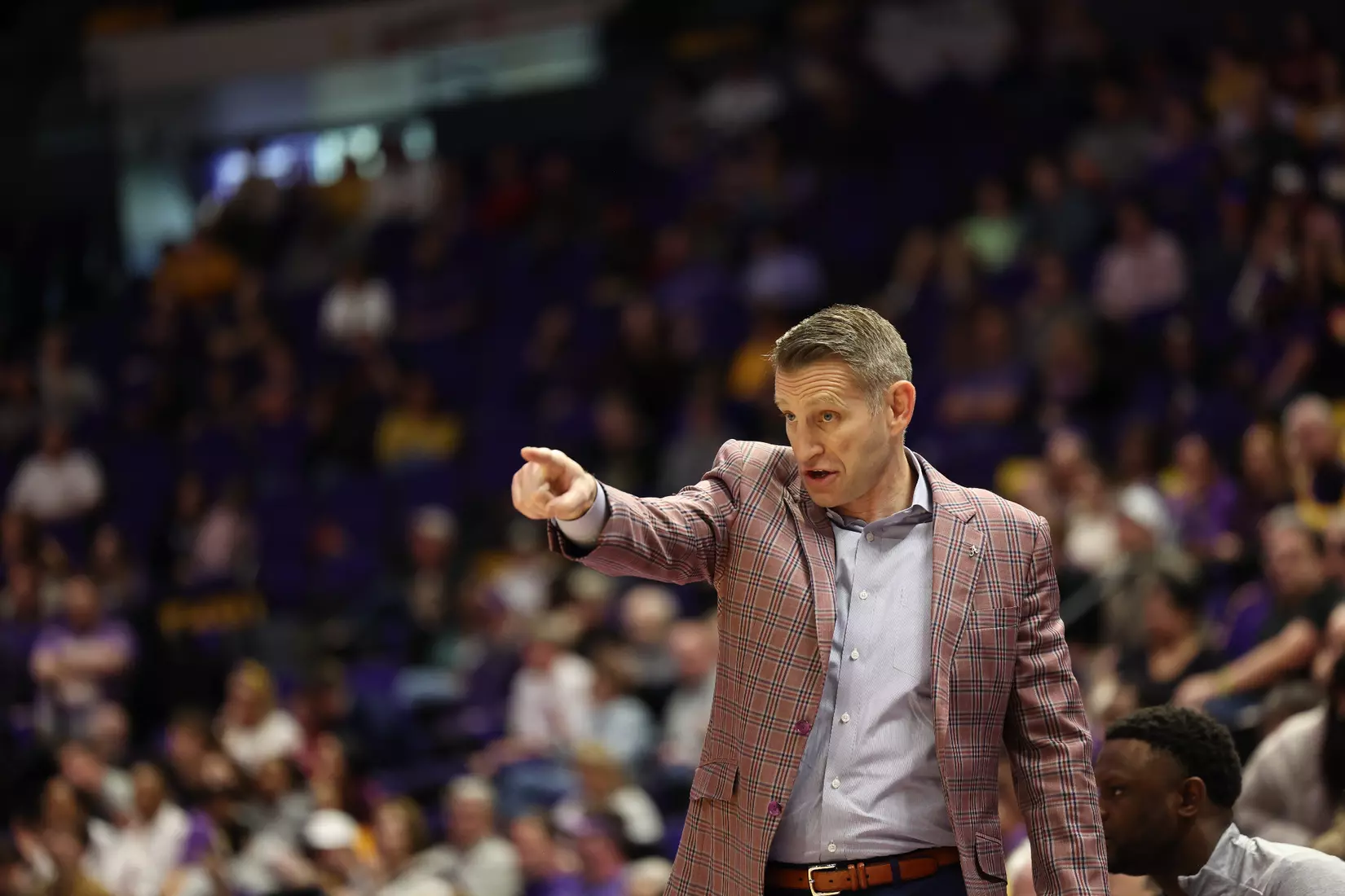 Alabama Alabama Head Coach Nate Oats directs the team against LSU at Pete Maravich Center in Tuscaloosa, AL on Saturday, Feb 4, 2023.