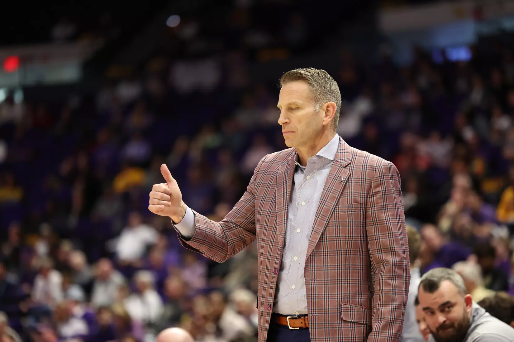 Alabama Alabama Head Coach Nate Oats reacts against LSU at Pete Maravich Center in Tuscaloosa, AL on Saturday, Feb 4, 2023.