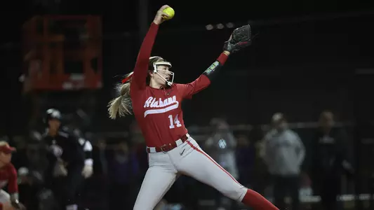 Montana Fouts pitching vs. UNA (March 14, 2023)