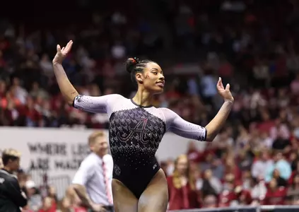 Shania Adams on floor