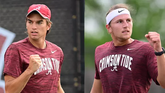 Planinsek and Ponce de leon celebrate