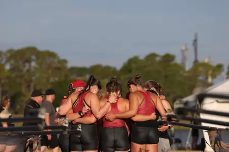 \Team\ huddling against BIG 10 INVITATIONAL at Nathan Benderman Park in Sarasota , FL on Saturday, Apr 8, 2023.