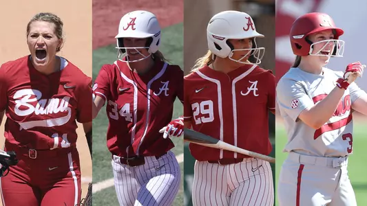 Alabama softball's four NFCA All-South Region honorees