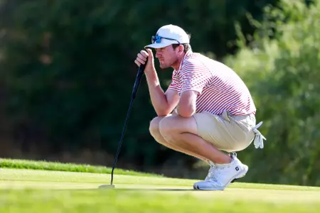 Alabama golfer Nick Dunlap lines up a putt during day three of the NCAA Championship Finals at Grayhawk Golf Club - Raptor Course in Scottsdale, AZ on Sunday, May 28, 2023.
Photo by Rodger Champion