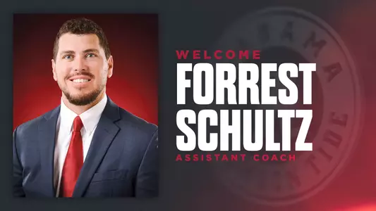 Welcome Forrest Schultz graphic