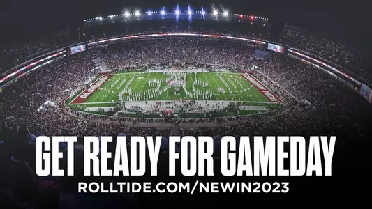 Get ready for gameday - rolltide.com/newin2023