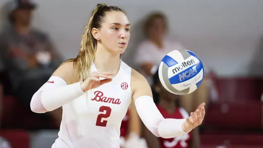 Callie Kieffer has possession of the ball.