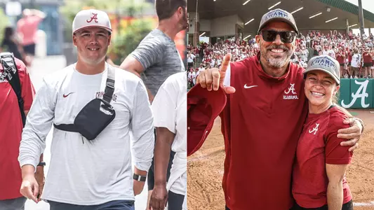 Adam Arbour and Ryan Iamurri earn new roles on Alabama Softball staff (Aug. 9, 2023)