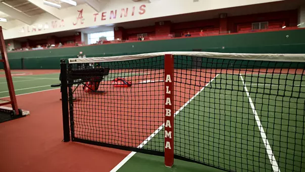 Net with Alabama printed on the posts