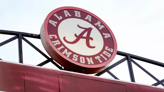 Circle A logo at the top of the Tennis Stadium