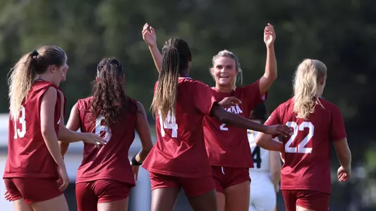 Soccer Team Celebrates