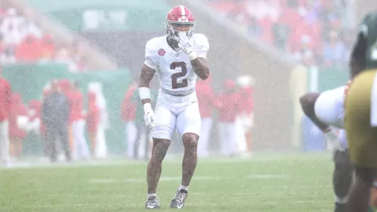 9/16/23 MFB Alabama vs USF
Alabama defensive back Caleb Downs (2)
Photo by Jeff Hanson