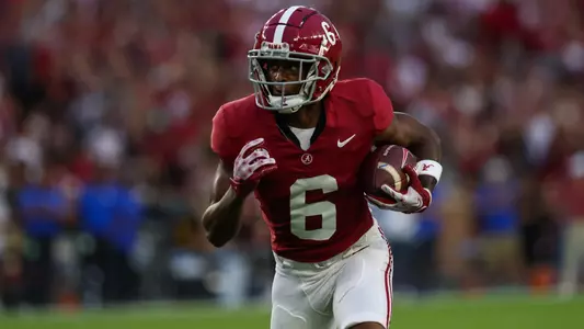 9/2/23 MFB Alabama vs Middle Tennesee State University
Alabama wide receiver Kobe Prentice (6)
Photo by Jeff Hanson