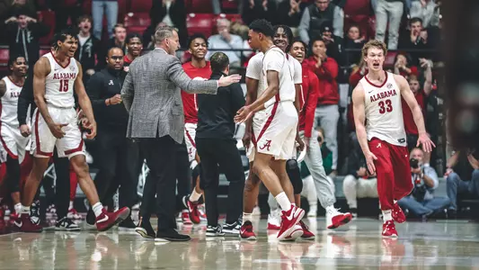 Nate Oats and Rylan Griffen Handshake vs. South Carolina
