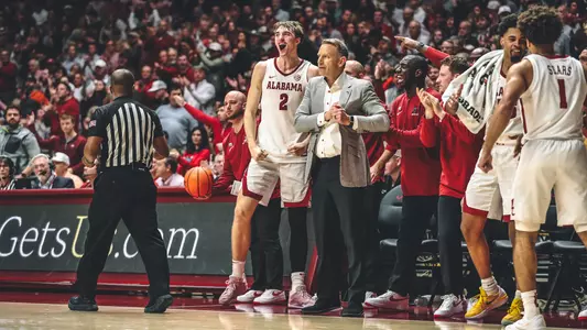 Bench Celebration vs. Auburn