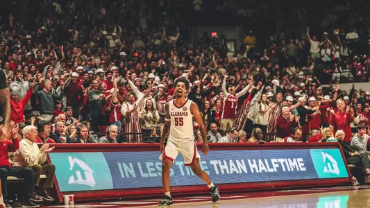 Aaron Estrada Celebrating vs. South Carolina