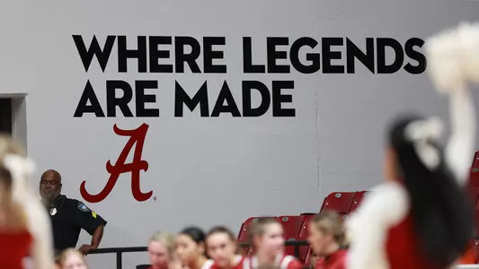 Sign on the wall that reads Where Legends are Made