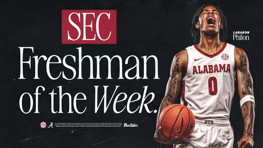 Labaron Philon SEC Freshman of the Week