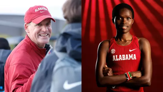 Alabama Cross Country Dan Waters, Doris Lemngole USTFCCCA South Region Awards