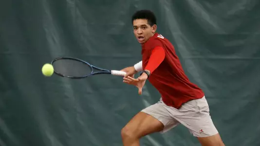 Enzo Aguiard chases a ball