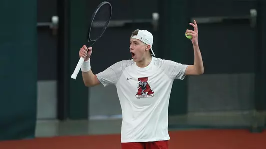 Andrii Zimnokh celebrates the win