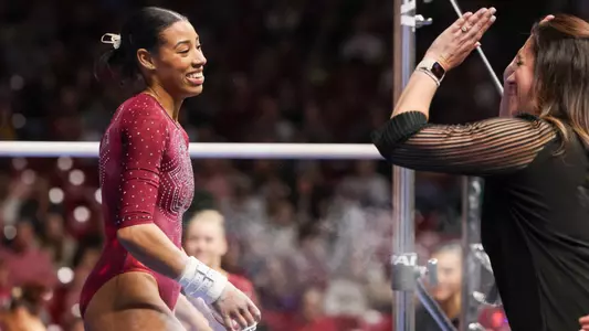Alabama Gymnastics' Shania Adams