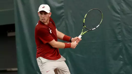 Yair Sarouk hits the ball