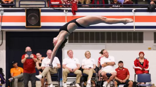 Courtney Russo 1m dive into pull at Auburn