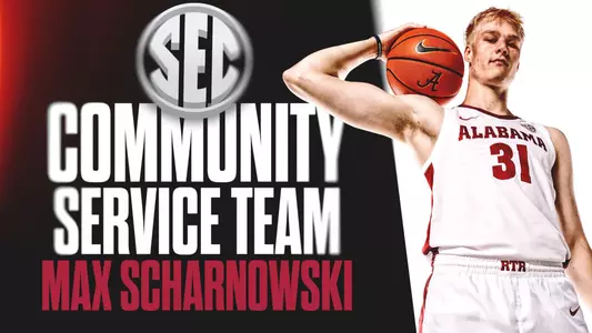 Max Scharnowski 2024 SEC Community Service Team.
