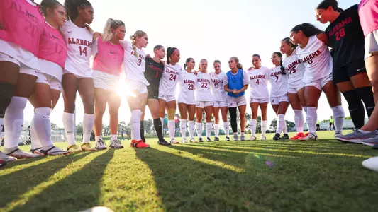 Soccer Team Huddle