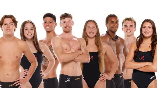 Tommy Hagar, Gaby Van Brunt, Kaquie Alves, Charlie Hawke, Avery Wiseman, Zarek Wilson, Tim Korstanje and Sydney Sanders on a white background