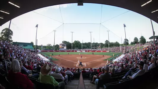 Crowd shot of fans at Rhoads Stadium vs. Tennessee (April 27, 2024)