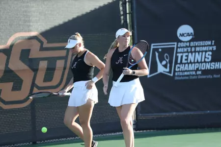 Hiser and Bencheikh at NCAA Doubles Championships