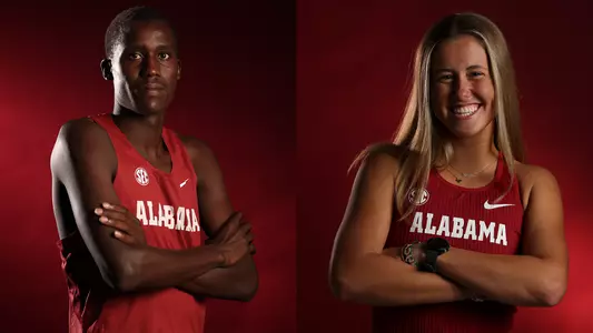 Alabama Track's Victor Kiprop and Macy Schelp Named to 2024 SEC Community Service Teams