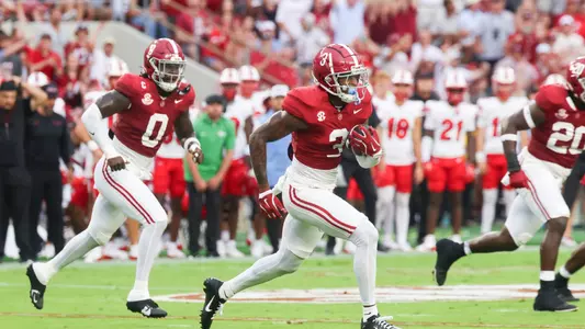 8/31/24 MFB Alabama vs Western Kentucky
Alabama Defensive Back Keon Sabb (3)
Photo by Jeff Hanson
