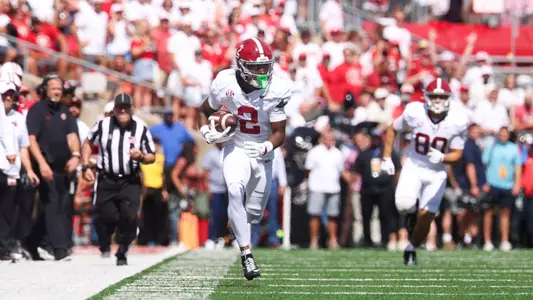9/14/24 MFB Alabama vsWisconsin
Alabama Wide Receiver Ryan Williams (2)
Photo by Jeff Hanson