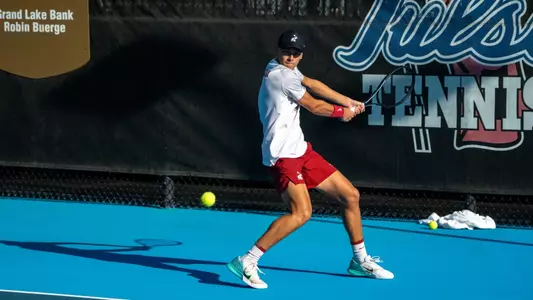 Zimnokh hits the ball